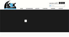 Desktop Screenshot of ksk-logistik.com