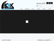 Tablet Screenshot of ksk-logistik.com